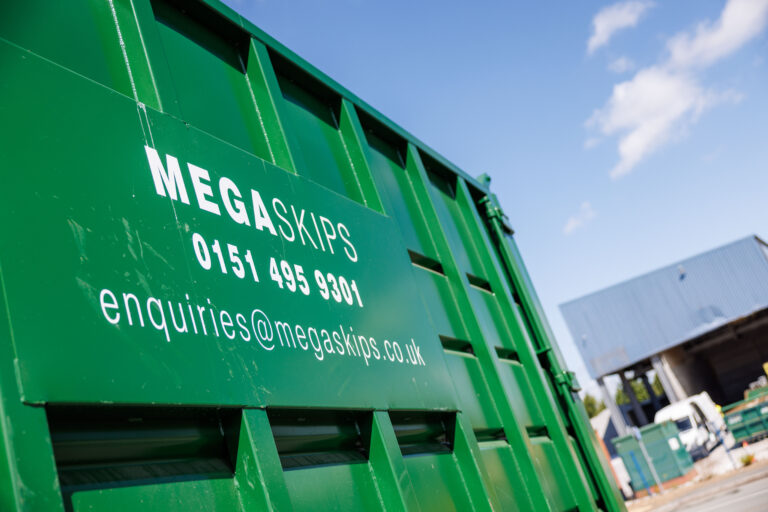 Seras Megaskip trucks onsite - Skip Hire