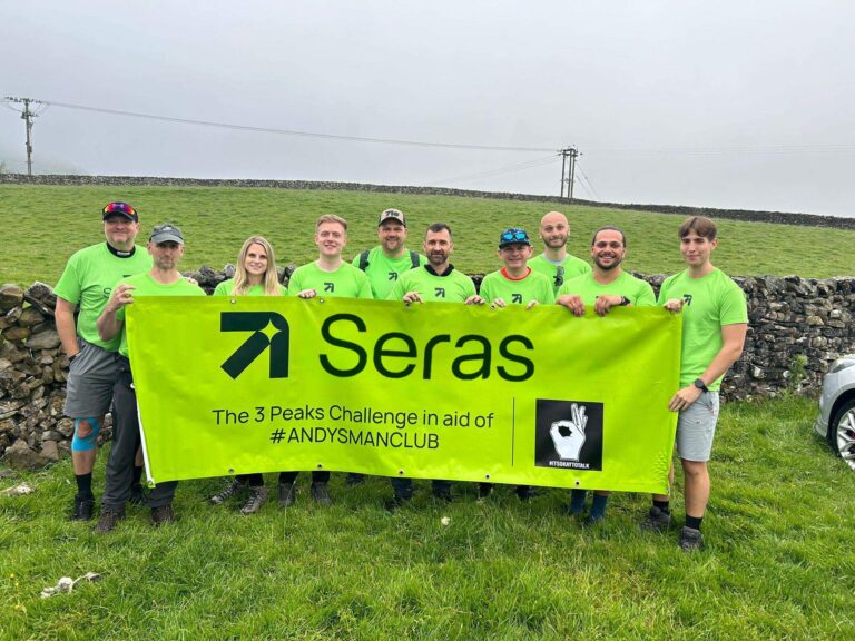 Seras charity walkers for Andy's Man Club