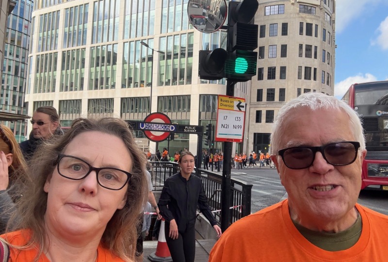 Seras Nathalie and Steve MS walk