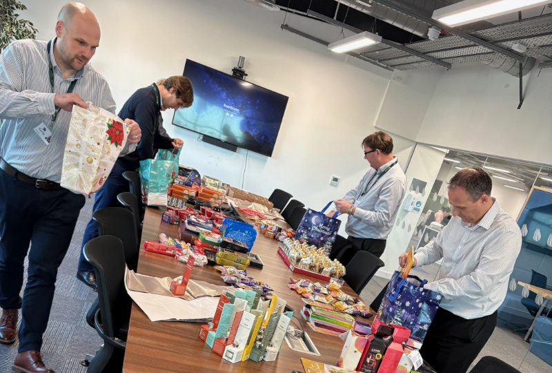 Directors Packing Blesma Operation Christmas Cheer Gift Bags 